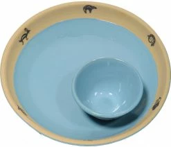 Cheapest ✔️ Alan Yarmark Southwest Mimbres Chip Bowl With Attached Dip Cup 👏