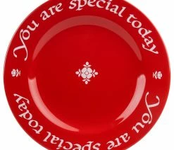 Promo 🛒 Waechtersbach You Are Special Today Red Plate 🤩