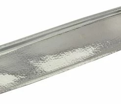 Promo 🎉 Leeber Limited Elegance Stainless Steel 🔨 Hammered Rectangular Tray 17.75"L X 5.5" W 🔔
