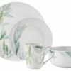 Budget 🧨 Safdie & Co. Porcelain Dinnerset 16 Piece Porcelain Foliage ⌛