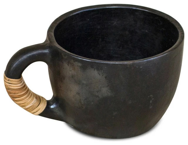 Best Sale ๐ Terra Klay Artisan Handmade Black Round Ceramic Teacup ๐ 1 Best Sale ๐ Terra Klay Artisan Handmade Black Round Ceramic Teacup ๐