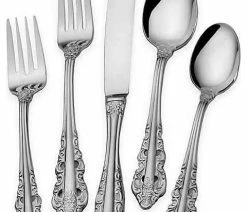 Discount ❤️ Wallace Antique Baroque 65Pc Flatware Set, Service For 12 🌟