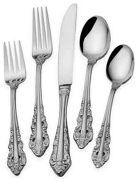 Discount โค๏ธ Wallace Antique Baroque 65Pc Flatware Set, Service For 12 ๐ 1 Discount โค๏ธ Wallace Antique Baroque 65Pc Flatware Set, Service For 12 ๐