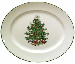 Top 10 🔔 Cuthbertson Original 🔔 Christmas Tree Traditional Oval Platter, Large 14" 👍