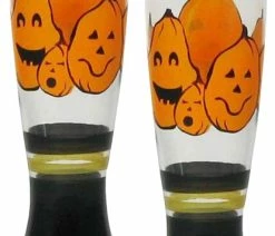 Discount 🛒 Golden Hill Studio Pumpkin Family Pilsner Glasses, Set Of 2 👍