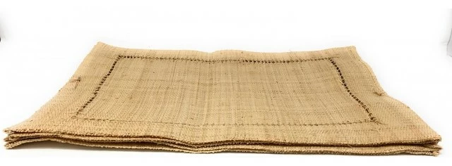 Coupon ๐งจ Serene Spaces Living Natural Raffia Hemstitch Placemats ๐ 1 Coupon ๐งจ Serene Spaces Living Natural Raffia Hemstitch Placemats ๐