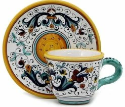 Best Pirce 🤩 RICCO DERUTA DELUXE: Espresso Cup And Saucer (2 Oz) 😍