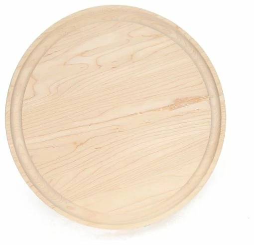 Brand new 🥰 BigWood Boards Round Maple Monogram Cheese Board, P 😍 -Tabletop Sales Store home design 662