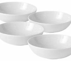 Buy ✨ Waterford Crystal Royal Doulton Gordon Ramsay Maze White Cereal Bowl, Set Of 4 😉