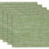 Top 10 👏 Design Imports DII Fig Green PVC Tweed Placemat, Set Of 6 👍
