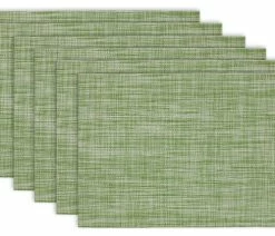 Top 10 👏 Design Imports DII Fig Green PVC Tweed Placemat, Set Of 6 👍