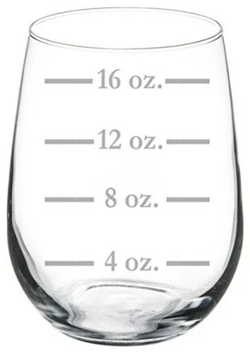 Outlet ⌛ MIP Wine Glass Goblet Measuring Cup Ounces, 17 Oz Stemless 🔥 1 Outlet ⌛ MIP Wine Glass Goblet Measuring Cup Ounces, 17 Oz Stemless 🔥