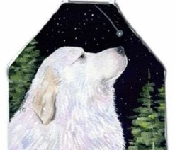 Buy 👏 The-store Starry Night Great Pyrenees Apron Polyester Cloth Adult Bib Styled Washable Kit ❤️
