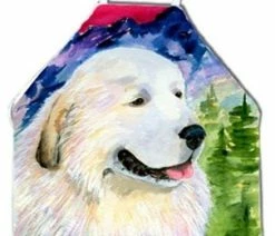 Flash Sale 👏 The-store Great Pyrenees Apron Polyester Cloth Adult Bib Styled Washable Kitchen Apron 👍