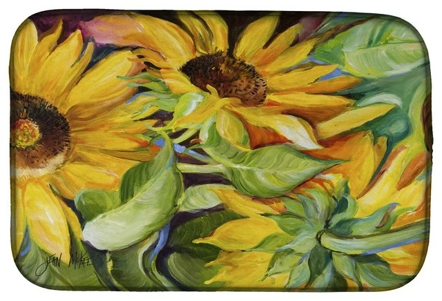 New ๐ฅ The-store Sunflowers Dish Drying Mat โ 1 New ๐ฅ The-store Sunflowers Dish Drying Mat โ