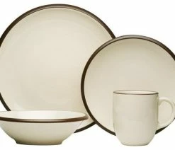 Budget ✔️ Red Vanilla Vanilla Hampshire Cream Dinner Set, 16 Piece 🔥
