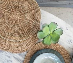 Buy 🛒 Kalalou, Inc. Kalalou Ccha1030 15 In Round Seagrass Place Mat 💯